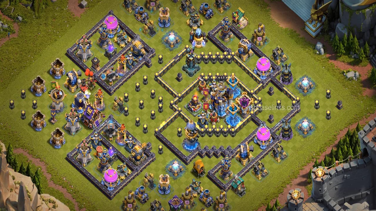 Th18 Tested Legends Base — TH18 Trophy Base