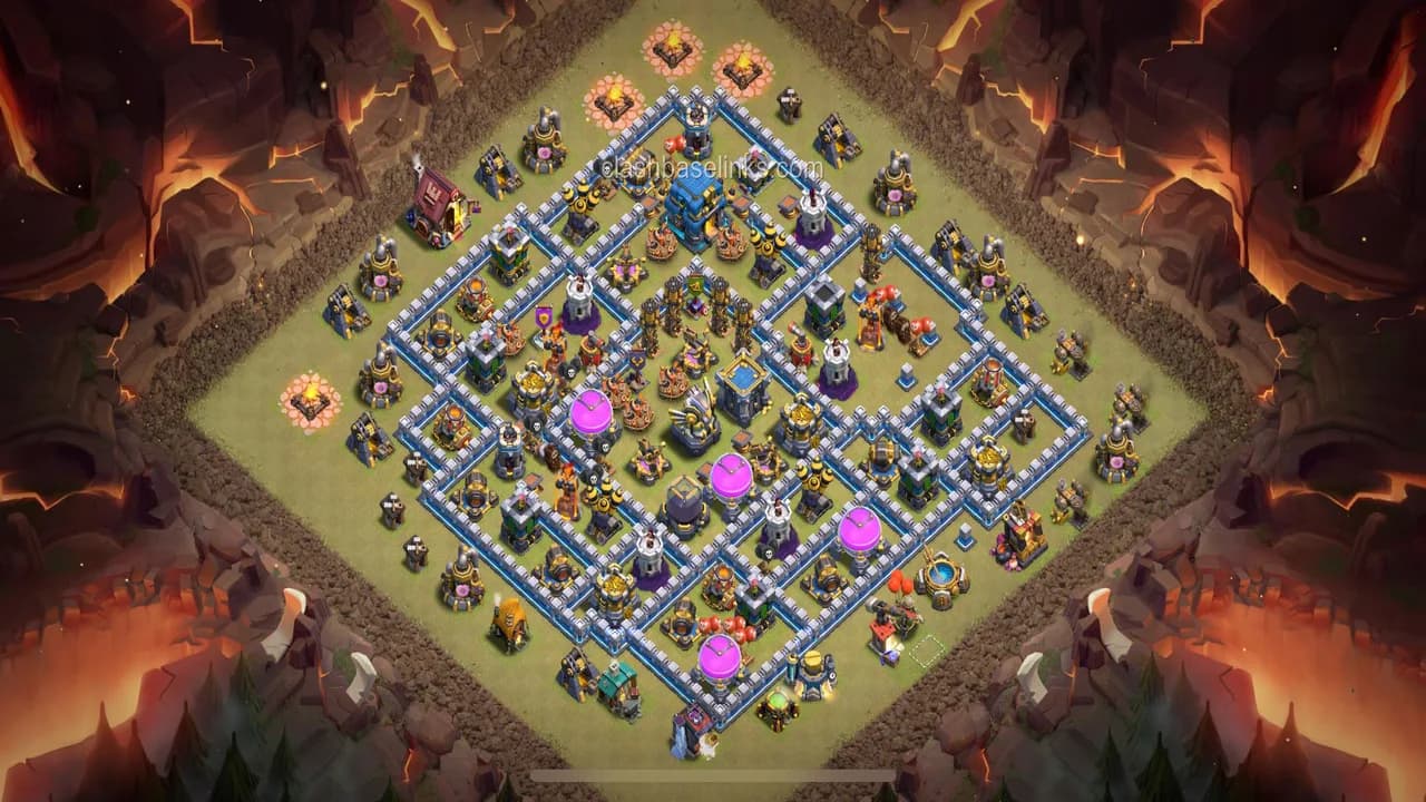 Tried my hand at building a base from scratch, what do you think? — TH12 Trophy Base