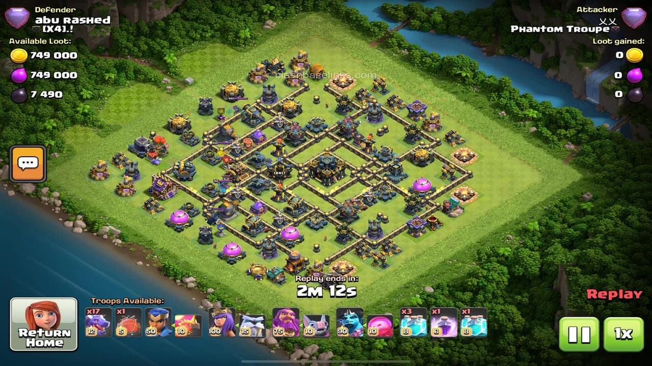 Apparently this base layout is pretty popular in legends league since I see it at least twice every legends day. Anyone got a link to this base, I want to try it out