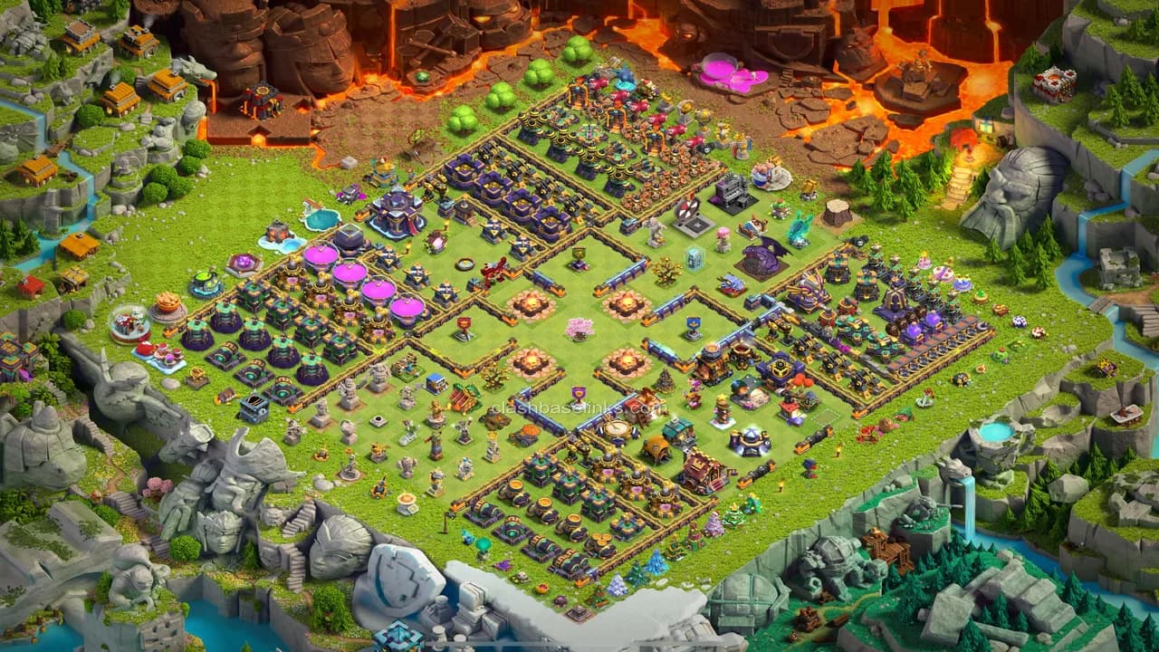 DOC (Decoration & Obstacle Collection) Progress Base Version 48 (TH15 Progress Base) — TH15 Farming Base