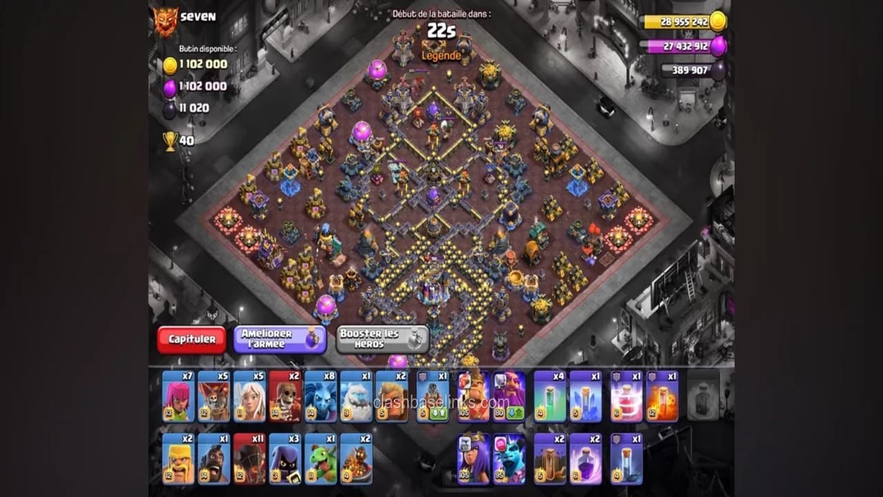 Looking for this base layout. Never find anywhere. IF ANYONE HAVE IT PLEASE 😭 its really STRONG base — TH18 War Base