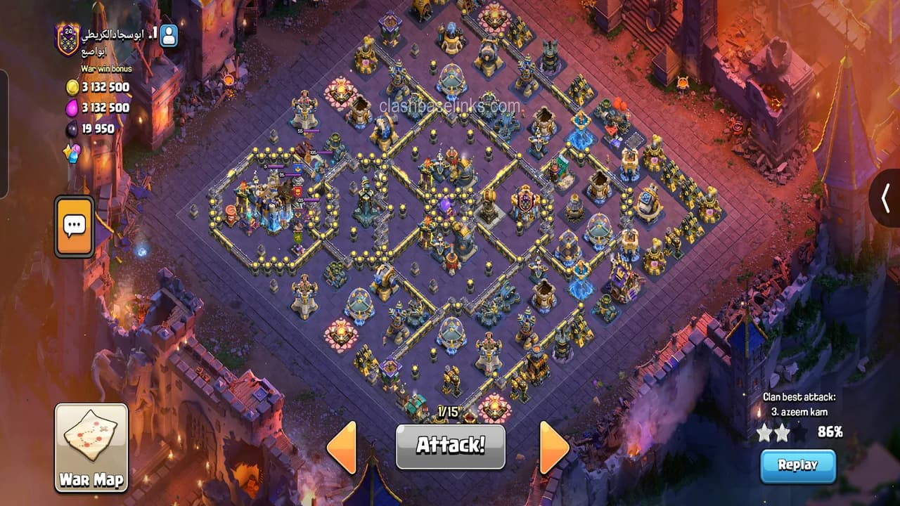 Anybody got this base? It's amazing — TH18 War Base