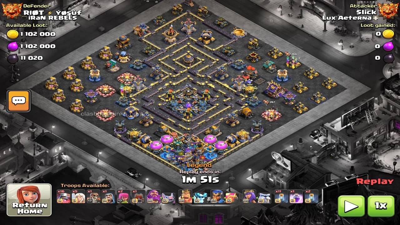 Base layout — TH18 Trophy Base
