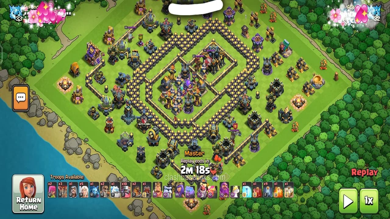 Someone please post the link of this base — TH17 War Base