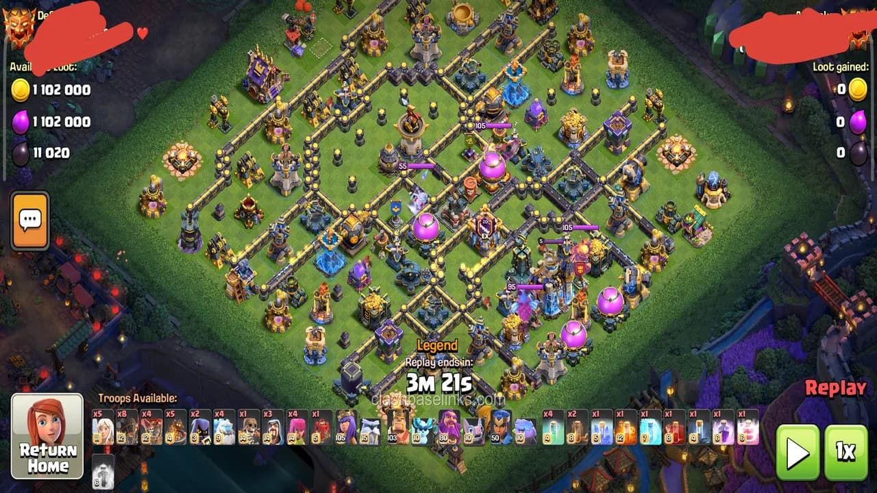 i meet 4 times this base. all failed. — TH18 War Base