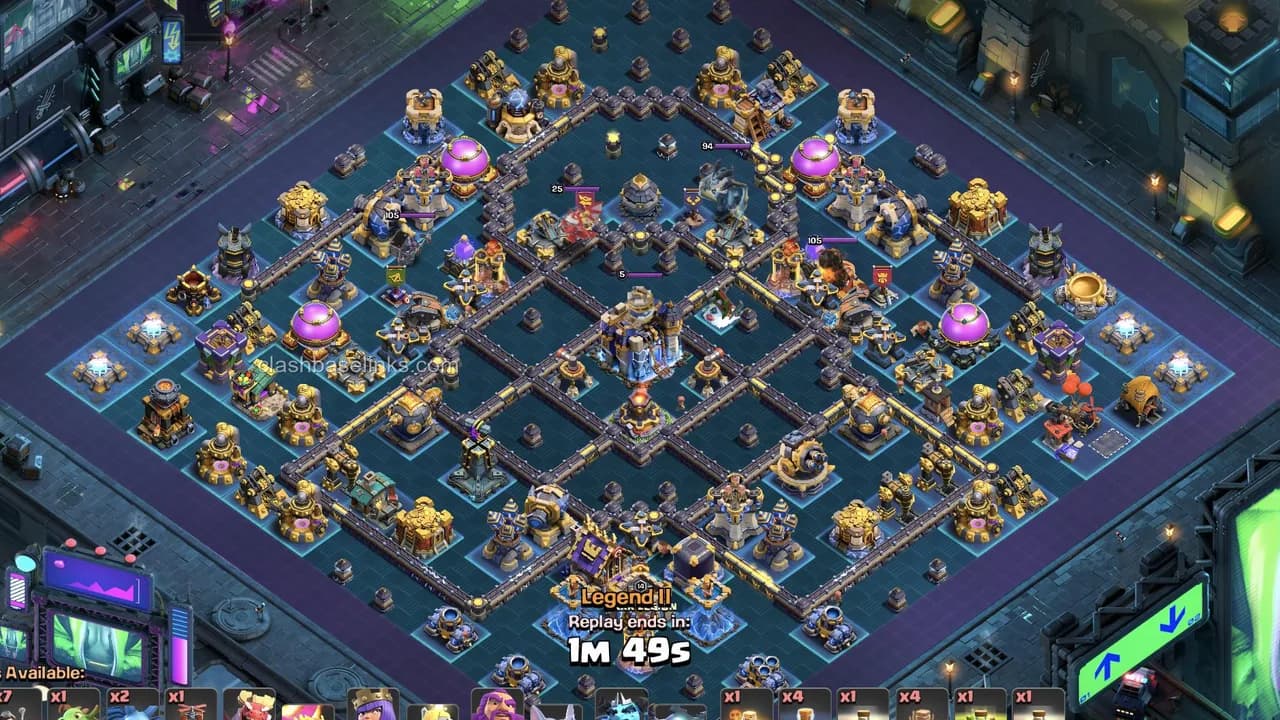 Base layout — TH18 War Base